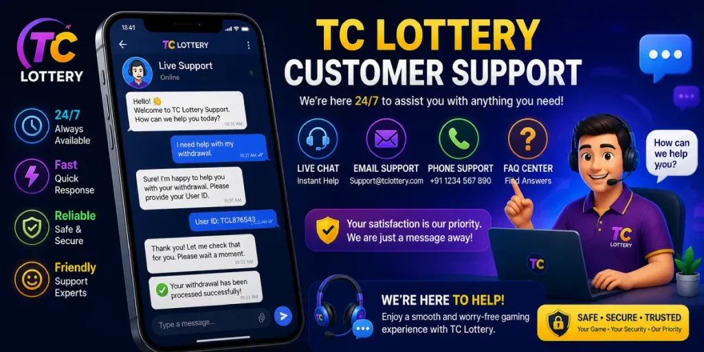 TC Lottery Customer Support
